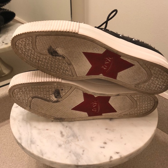 Ash Krush Black studded leather platform shoes - Picture 8 of 8